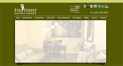 Desktop Screenshot of eyestreet-massage.com